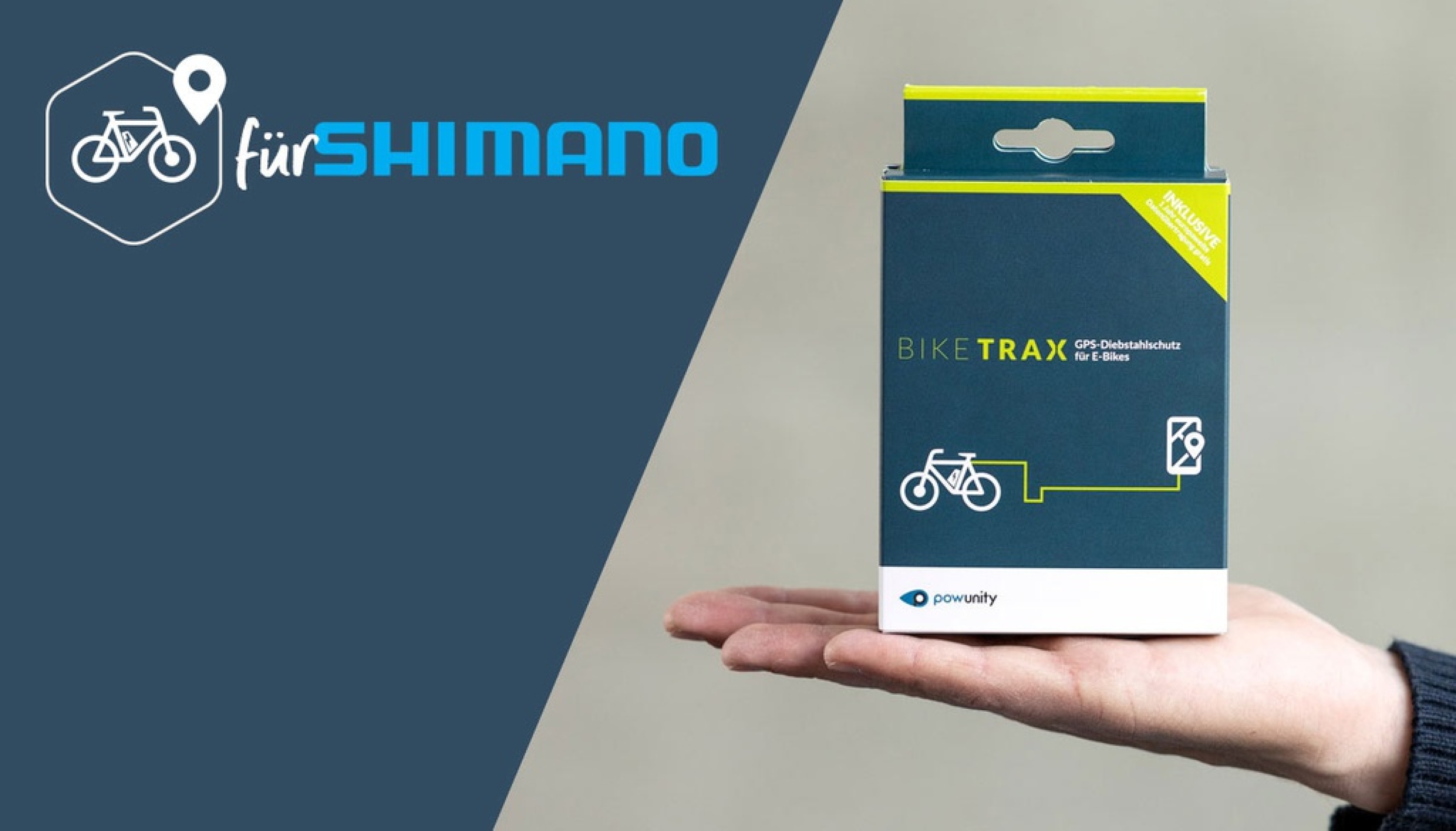 POWUNITY BikeTrax für Shimano E-Bike